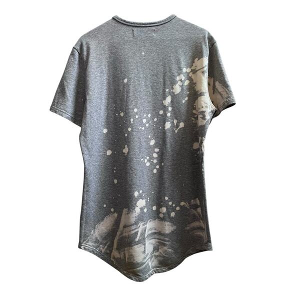 Vie + Richie Paris Bleached Cat Money Sign Short Sleeve Sweater Top Size Medium - Picture 3 of 9